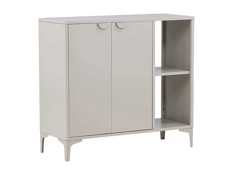 Buffet Design 2 Portes "Piring" 110cm Beige