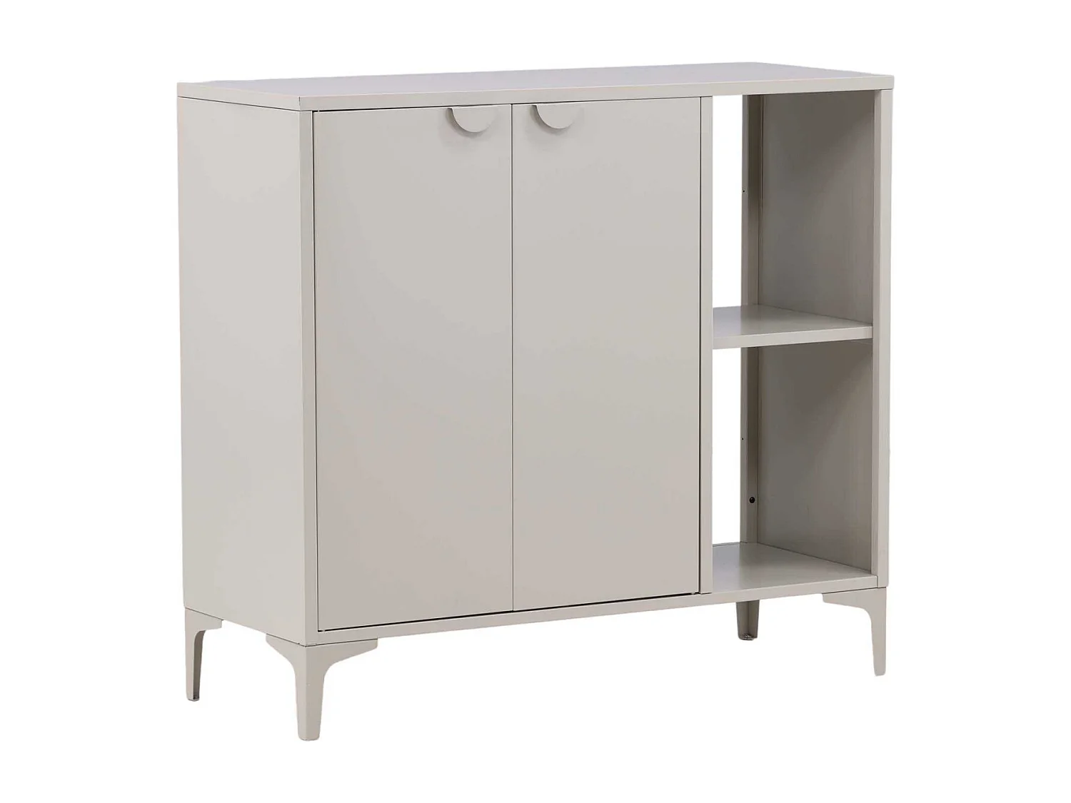 Credenza Piring 2 ante 1 ripiano beige.