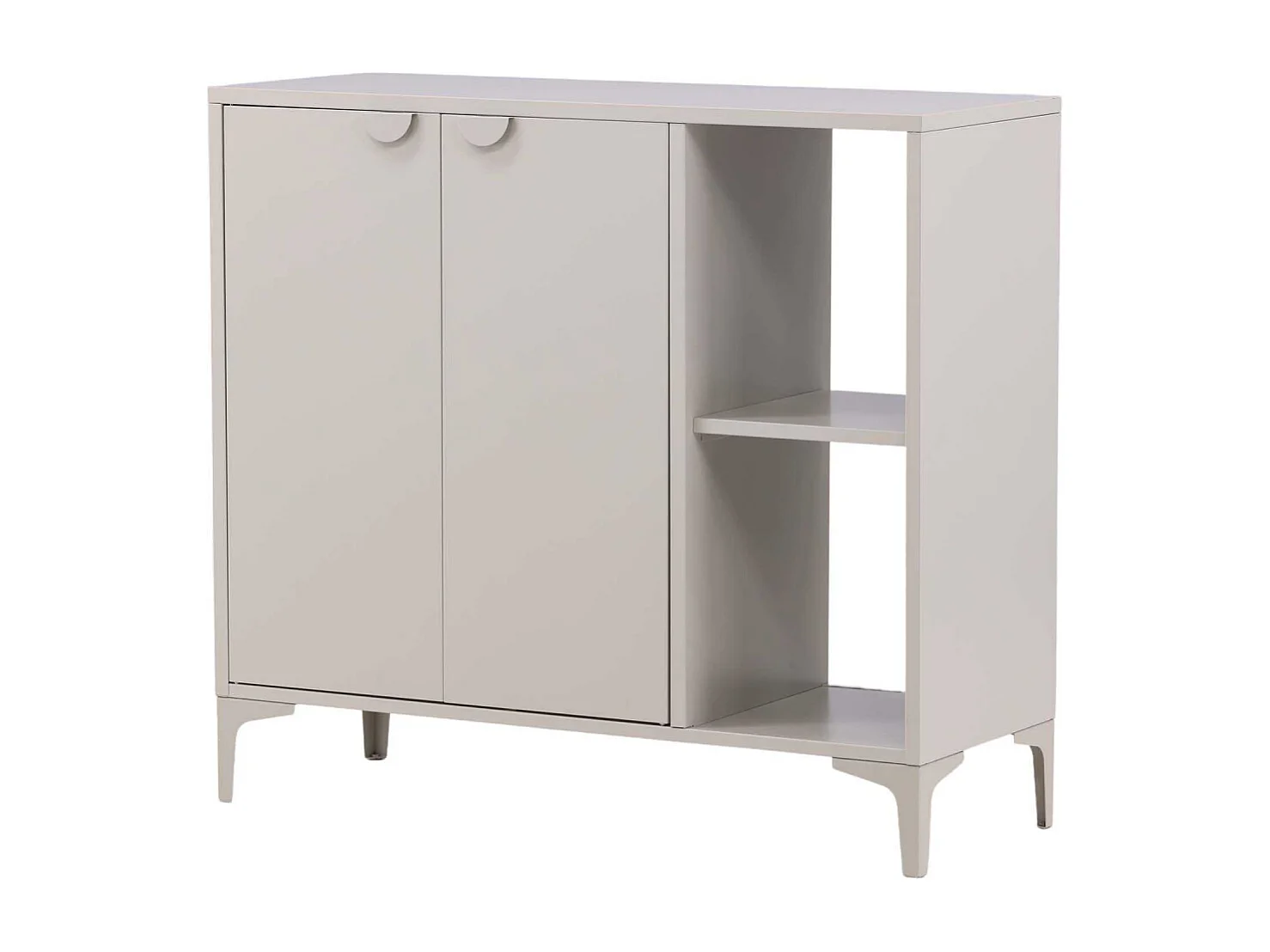 Credenza Piring 2 ante 1 ripiano beige.