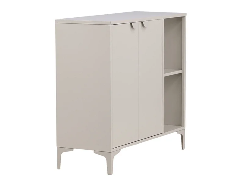 Piring dressoir 2 deuren 1 plank beige.