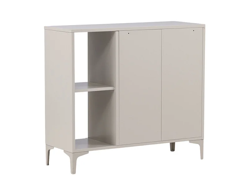 Piring dressoir 2 deuren 1 plank beige.
