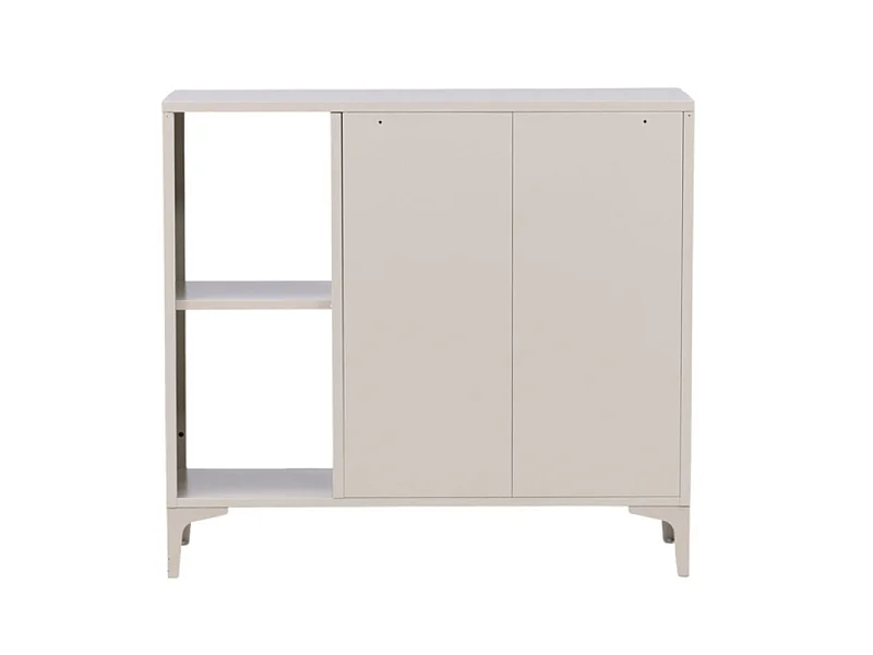 Piring dressoir 2 deuren 1 plank beige.
