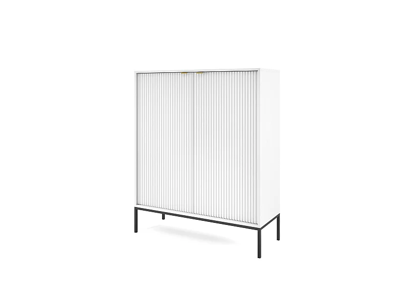 Kommode NOVA SANDS K104 mit 2 Türen Weiß Matt