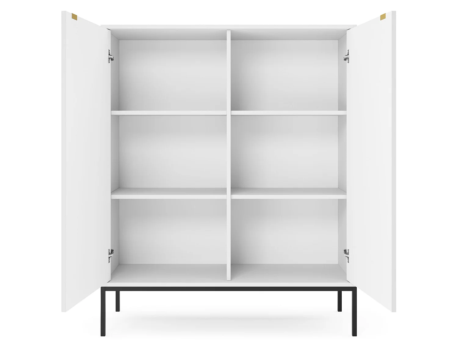 Ladenkast NOVA SANDS K104 met 2 deuren mat wit