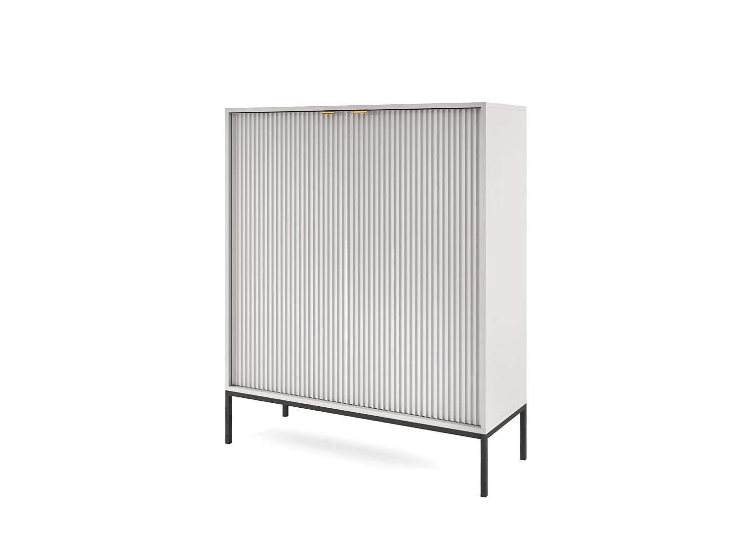 Comò NOVA SANDS K104 con 2 ante grigio opaco