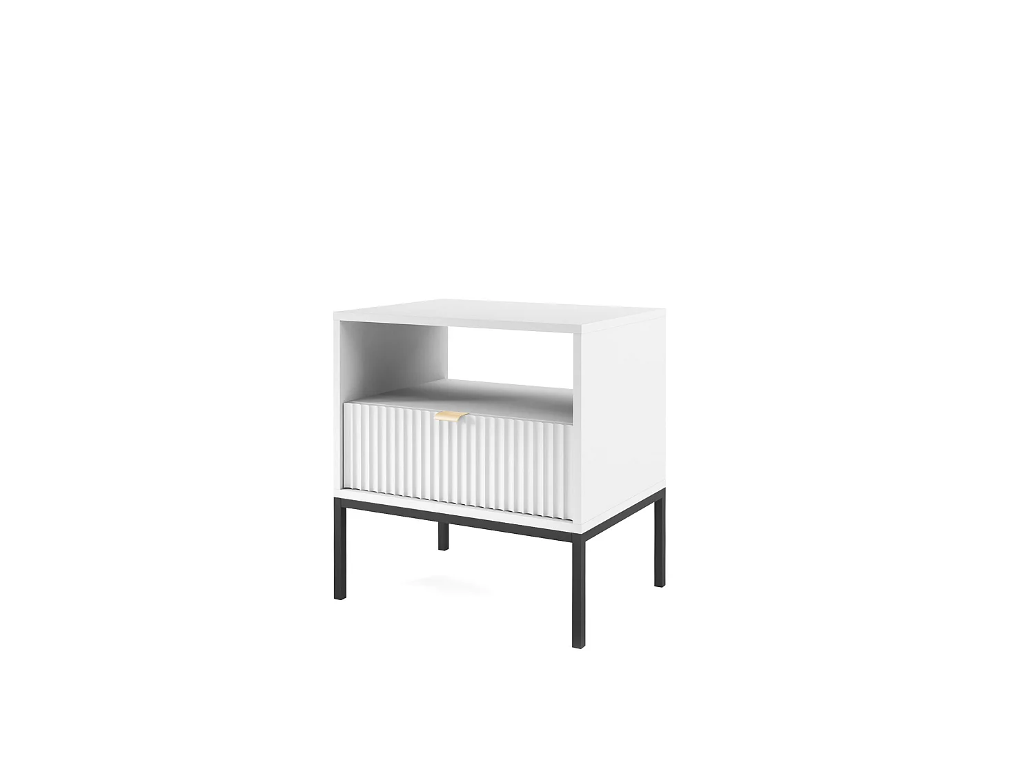 Nachtkastje NOVA SANDS S54 mat wit