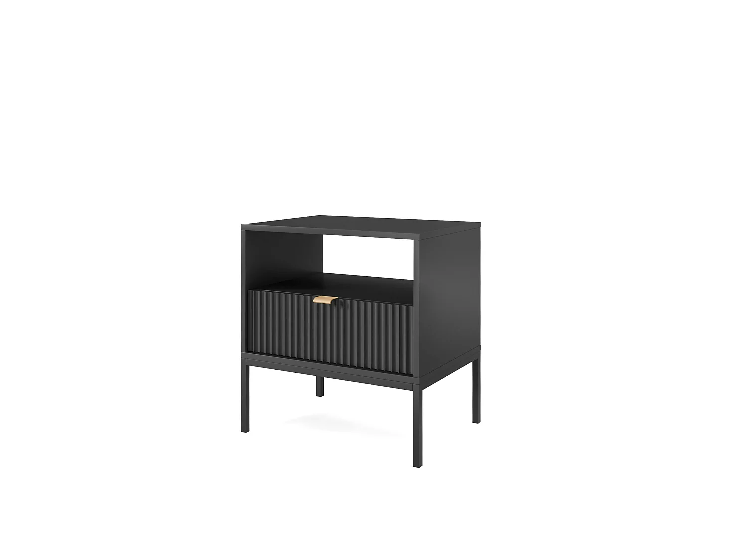 Table de chevet NOVA SANDS S54 noir mat