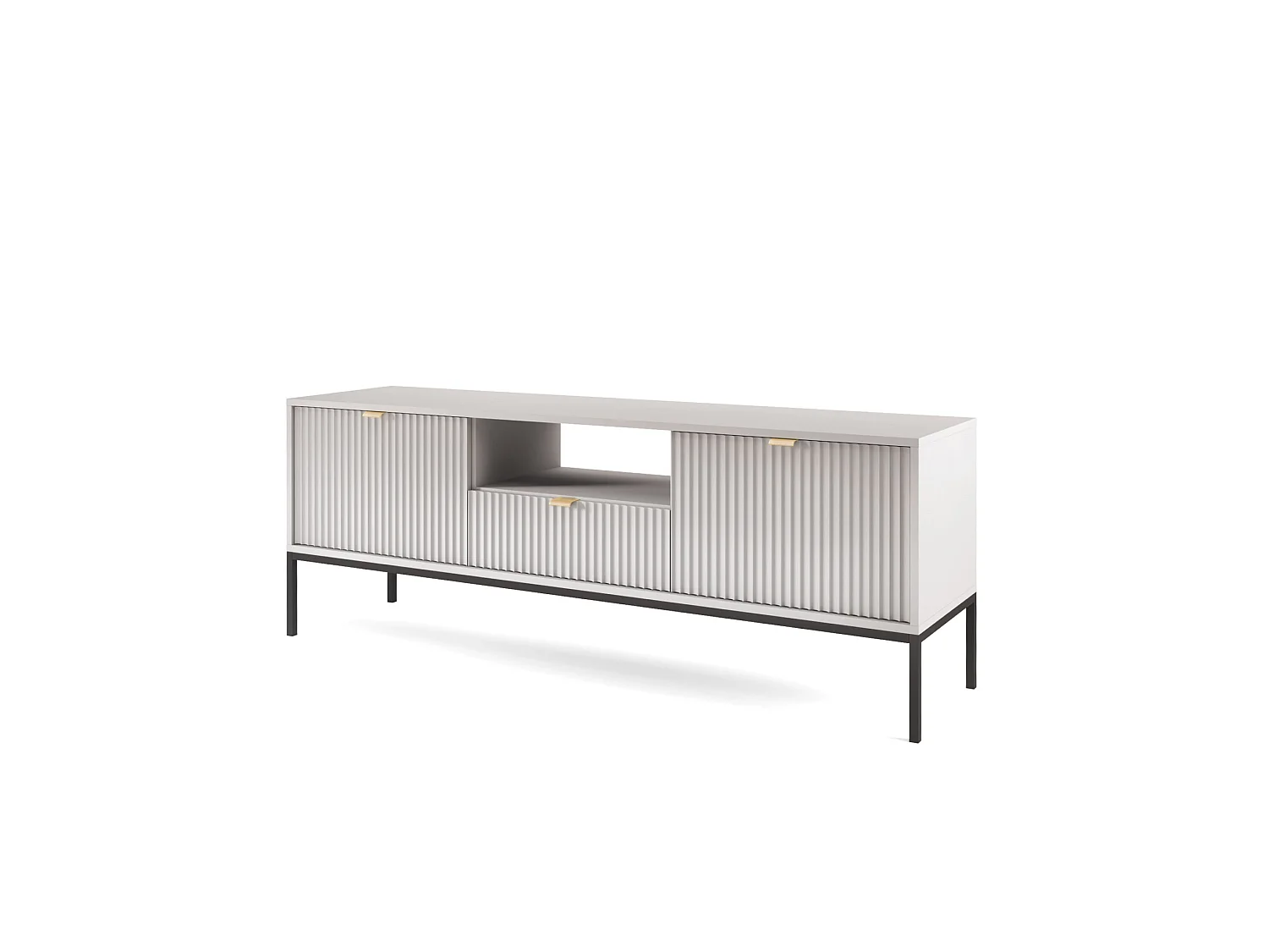 Meuble TV NOVA SANDS RTV154 commode 154 cm gris mat
