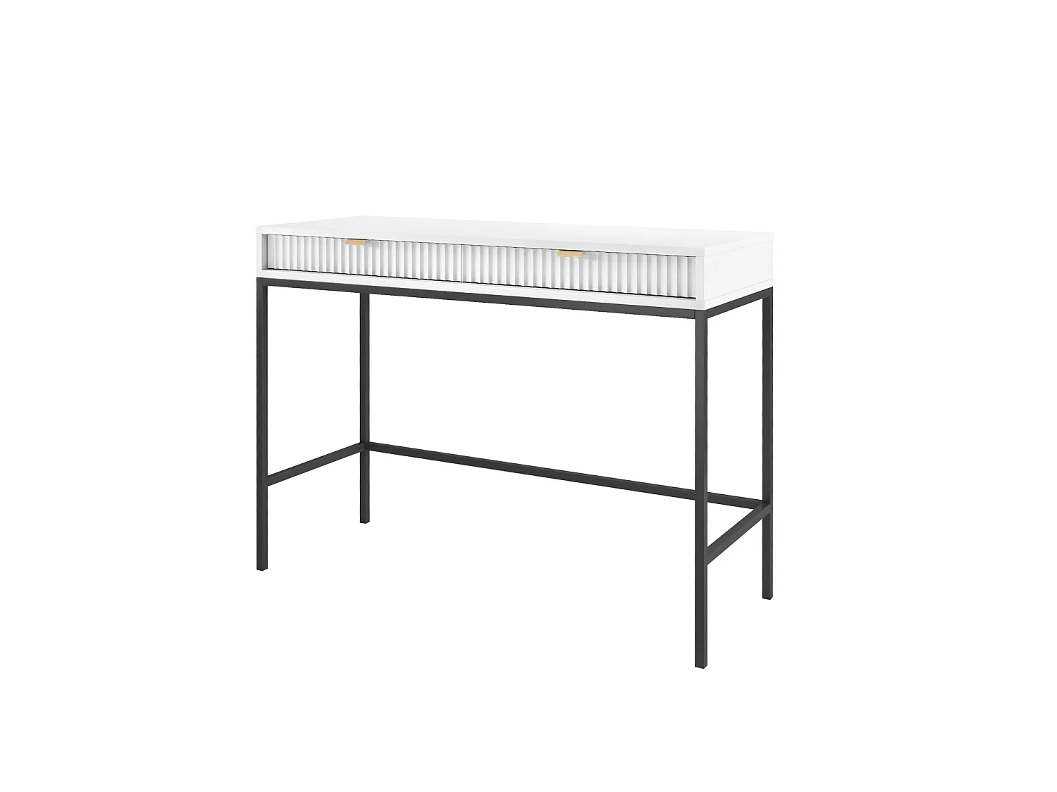 Coiffeuse NOVA SANDS T104 console 104 cm blanc mat