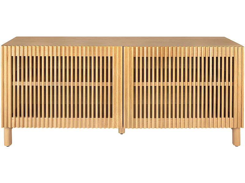 Buffet 2 portes bois/frêne 120 cm - Umea