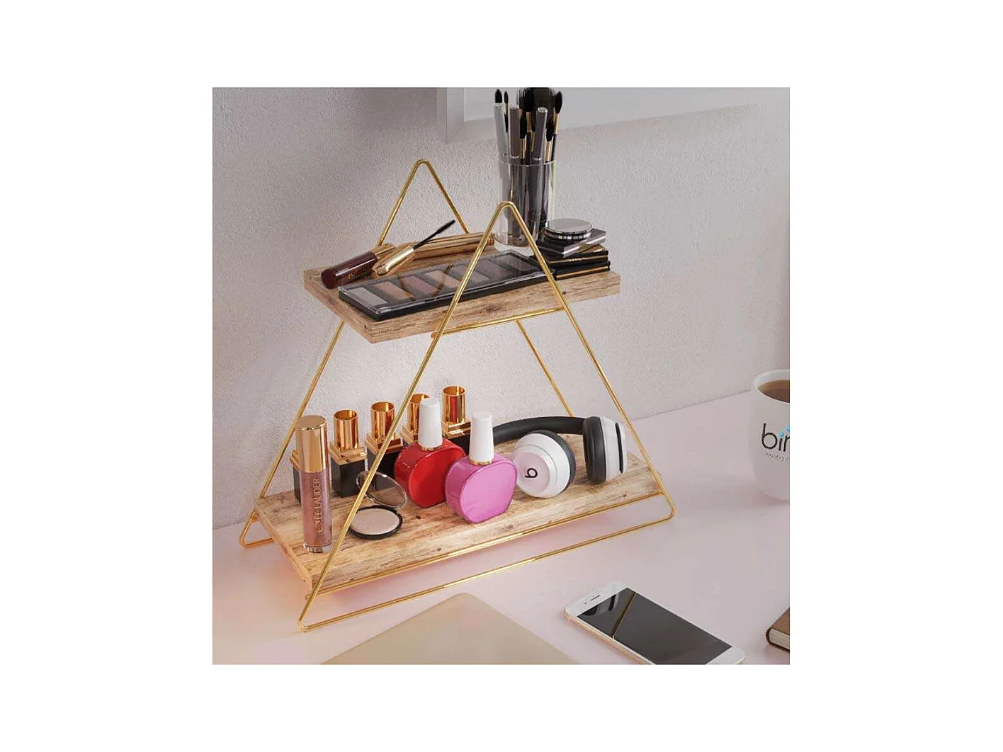 Etagère en bois et métal Masa