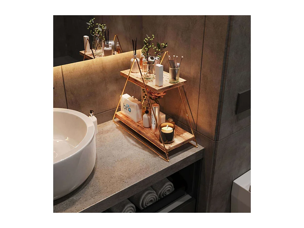 Etagère en bois et métal Masa