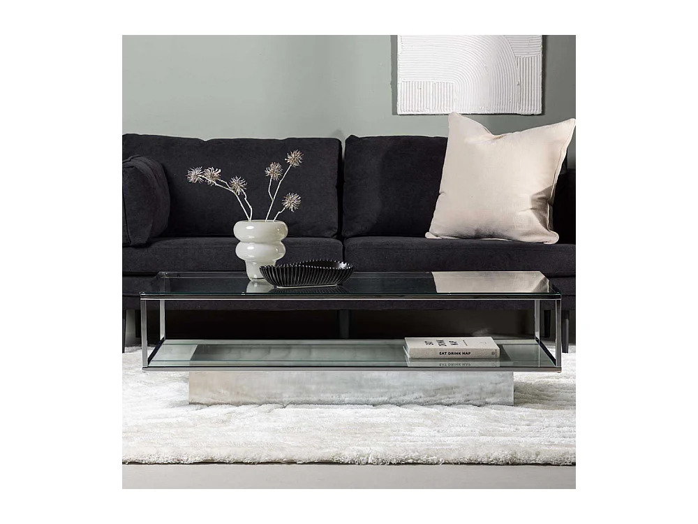 Maglehem Couchtisch glas.