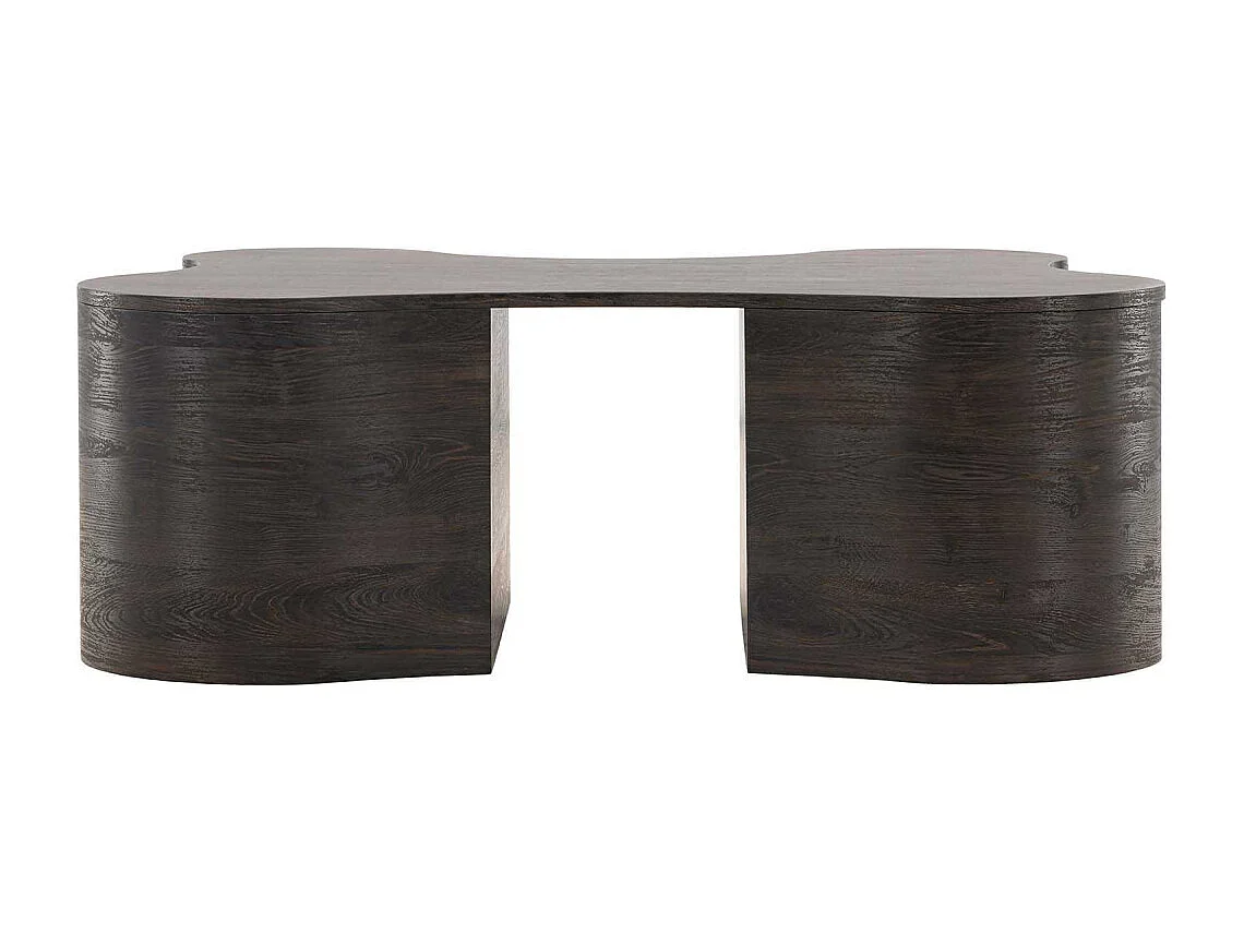 Table Basse Design "Larvik" 130cm Marron Foncé