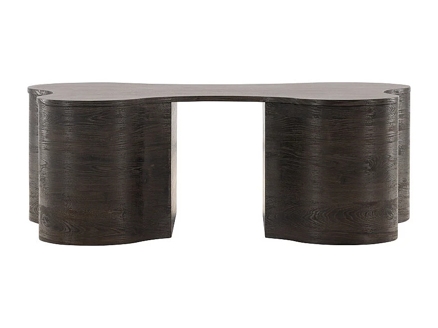 Table Basse Design "Larvik" 130cm Marron Foncé