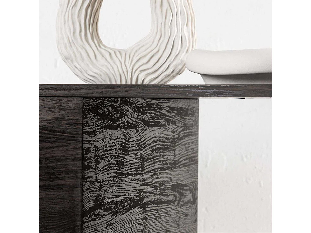 Table Basse Design "Larvik" 130cm Marron Foncé