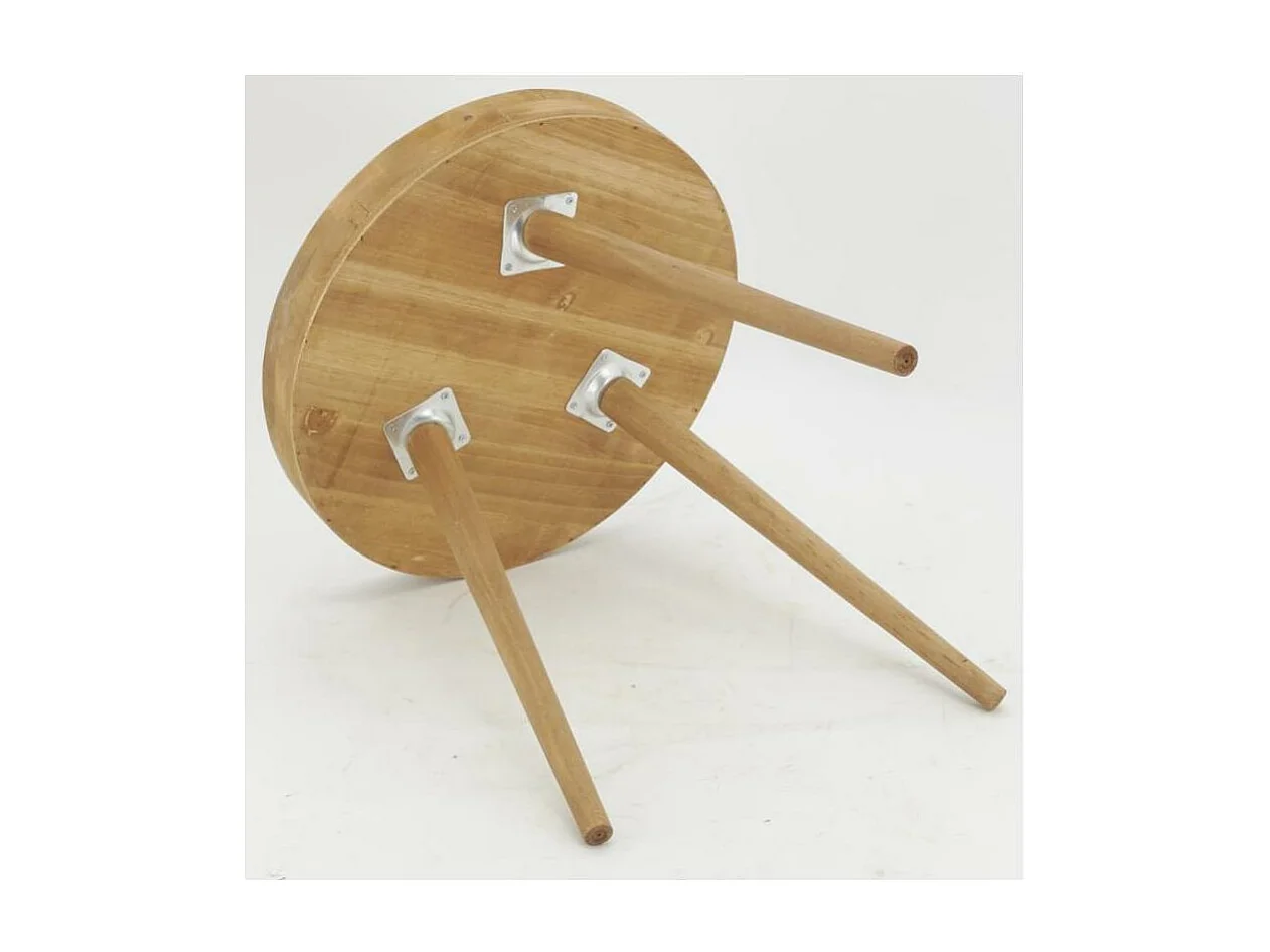 Table en bois naturel et rotin