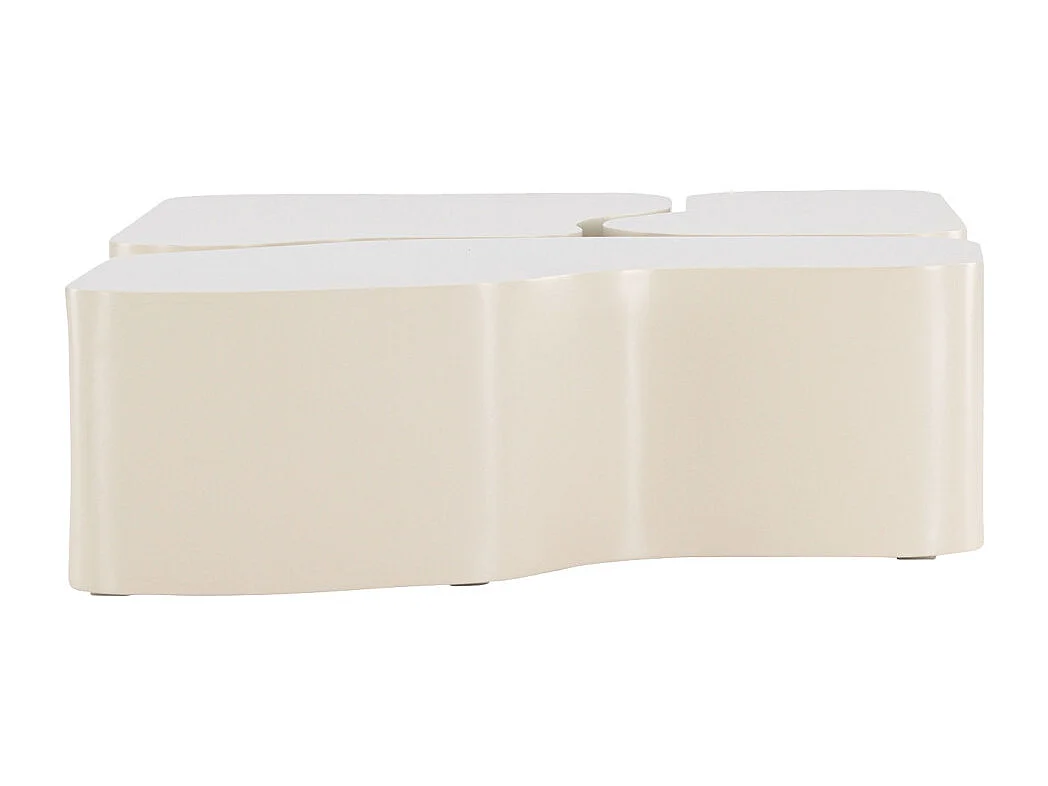 Nordland table basse ensemble de 3 beige.