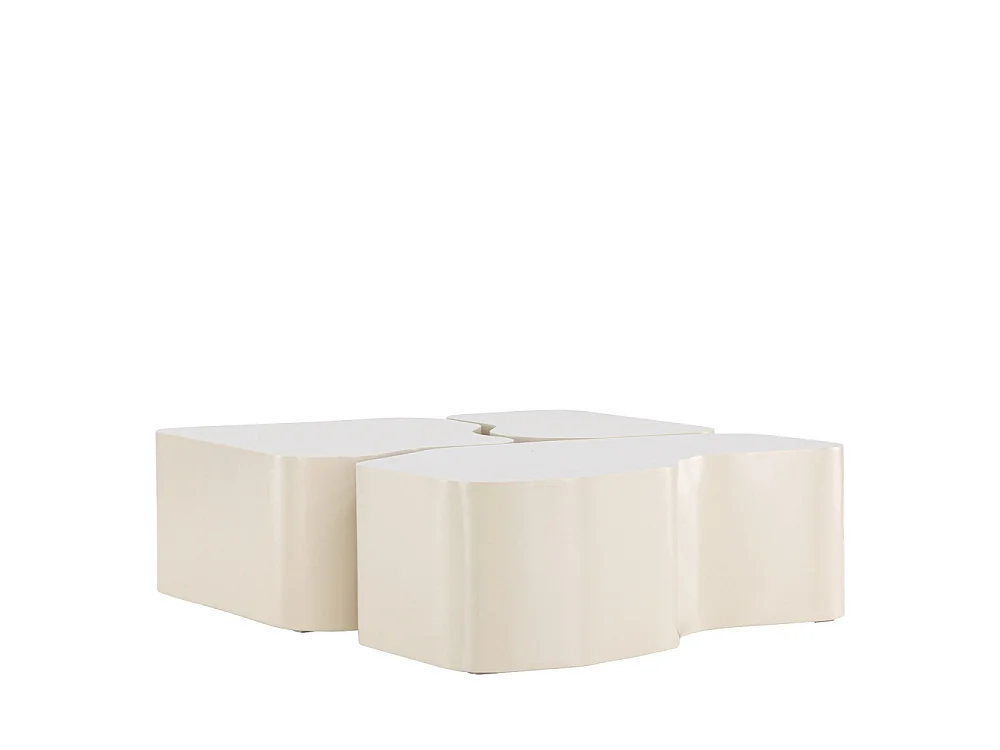 Nordland Couchtisch Set mit 3 beige.