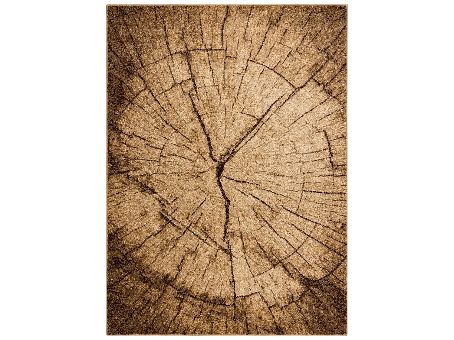 Dywan SILVER TRONKO Pień drzewo drewno - orzech  300x400 cm