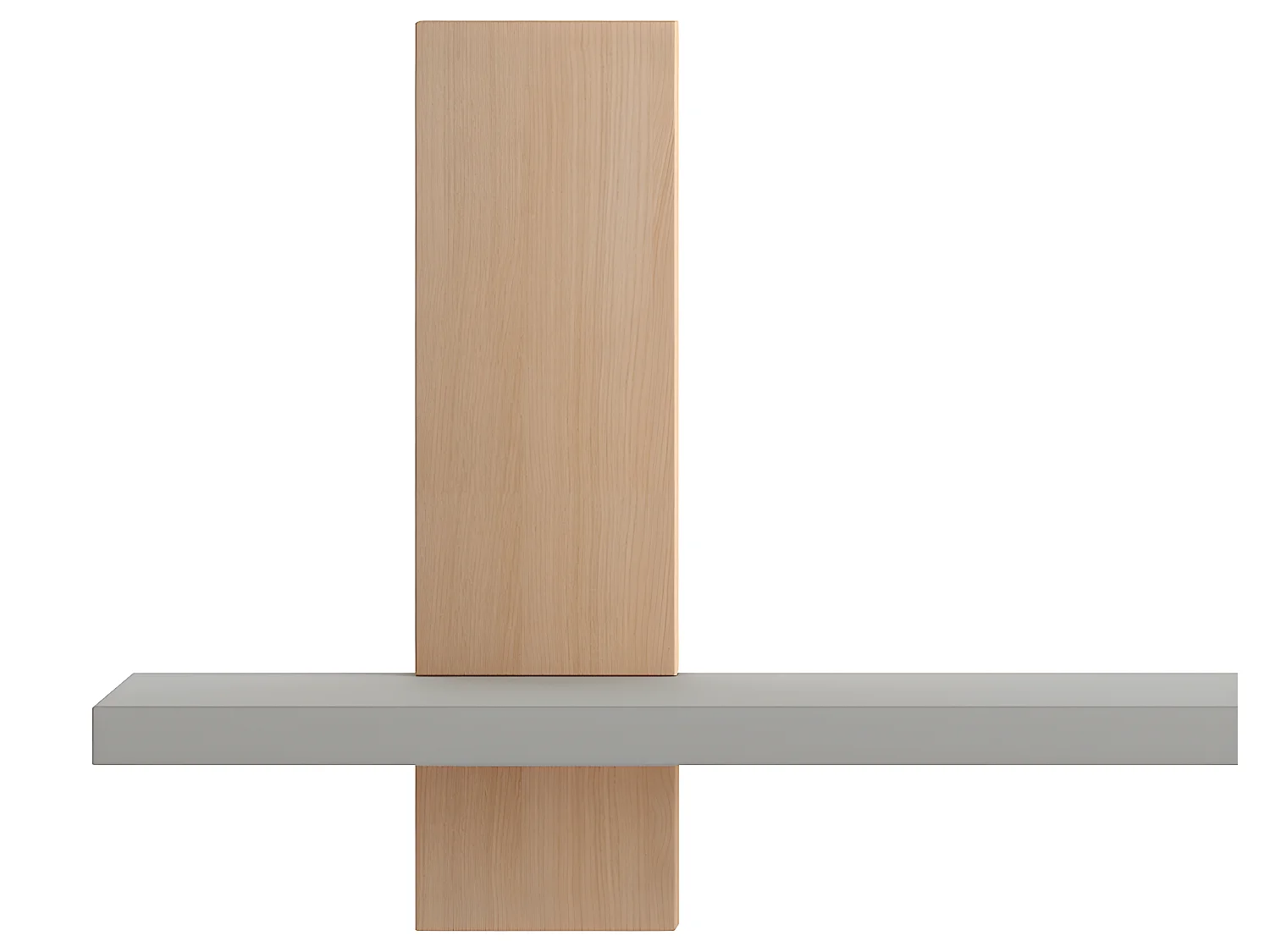 Étagère Swing Gris et bois