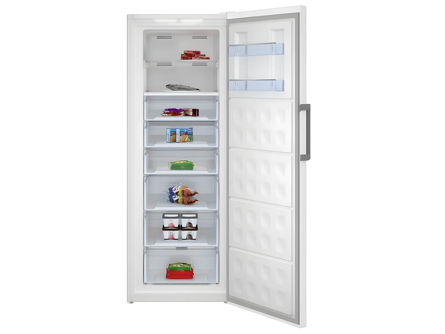 Beko Congélateur armoire 70cm 4045l nofrost, bpro 700, blanc - RFNE448E45W