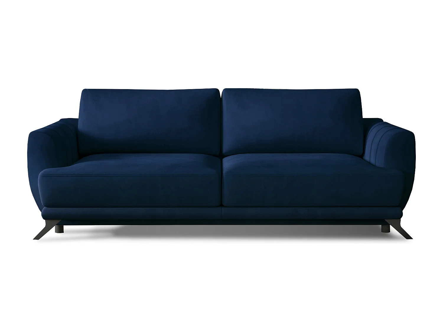 3 Pers. Couch Livano/Stoffbezug/Blau/An Lager