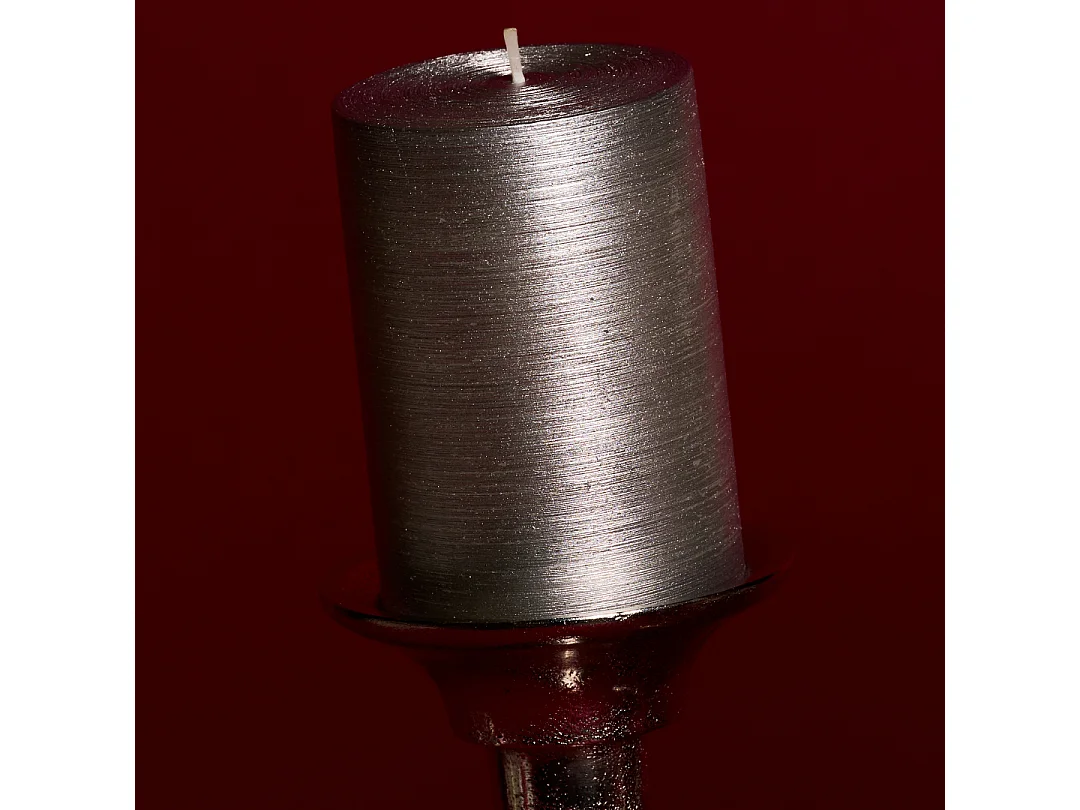 Bougie Stripes S - Rouge