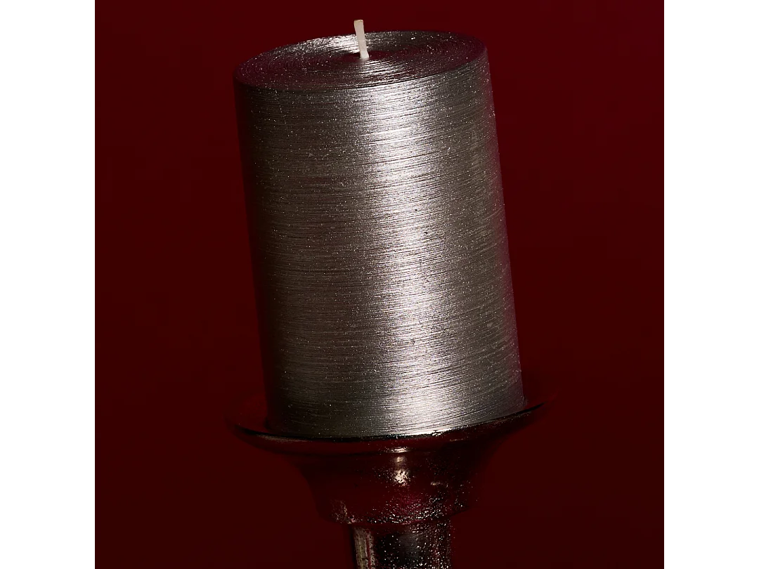 Bougie Stripes S - Rouge