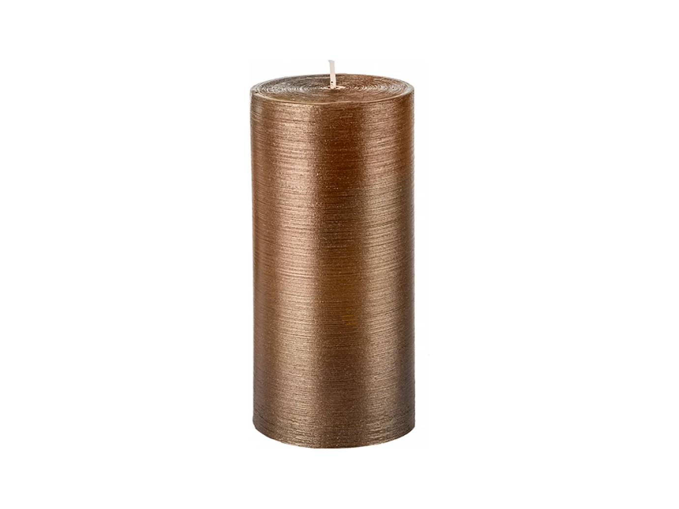 Bougie Stripes L - Rouge