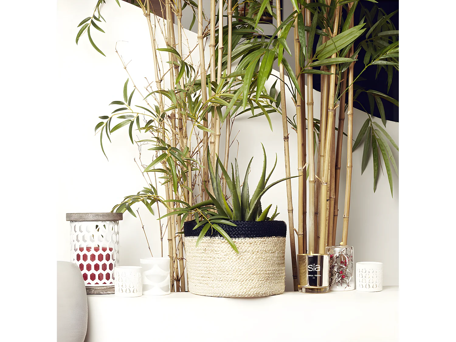 Photophore Xmas Trees Petit Format - Blanc