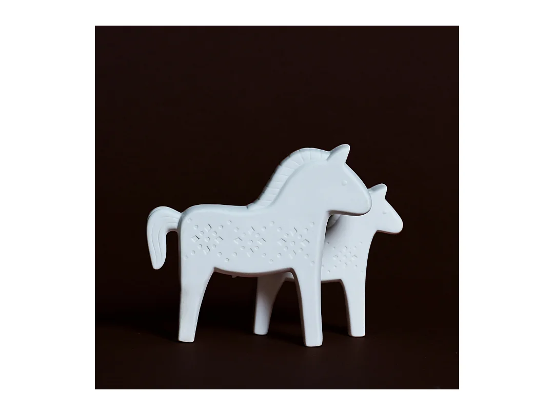 Statue Cheval - Blanc