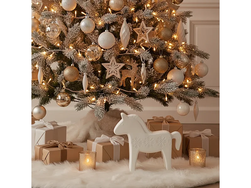 Statue Cheval - Blanc