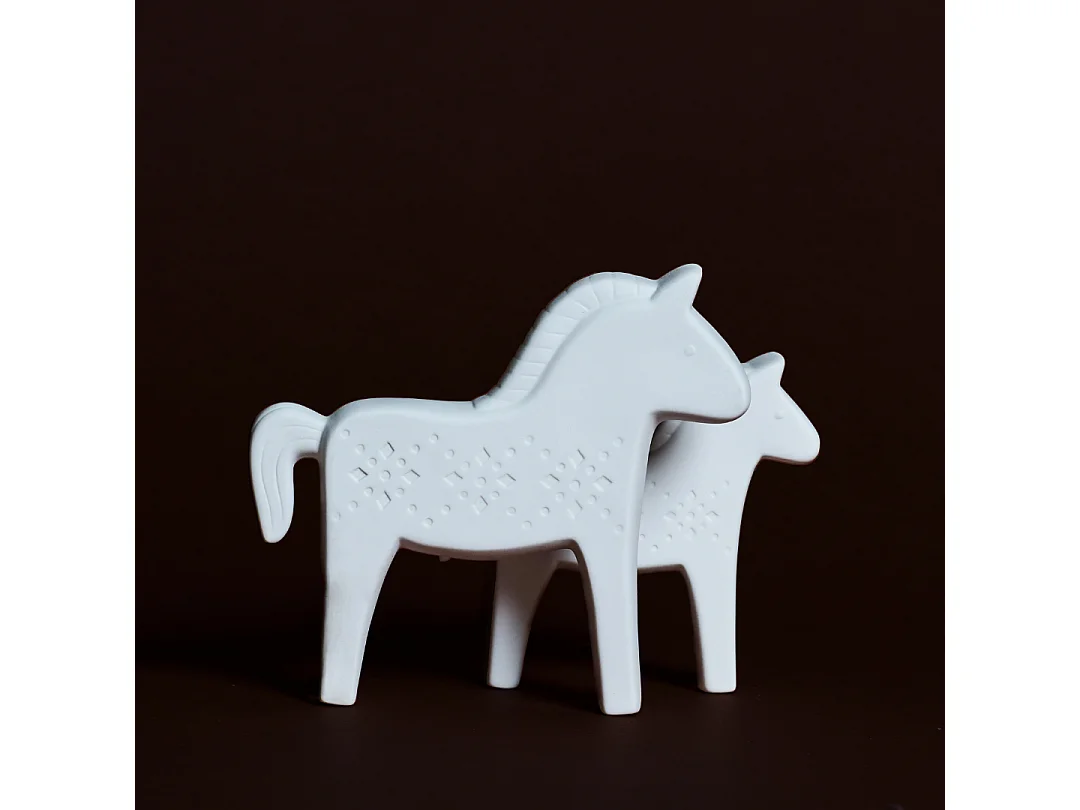 Statue Cheval - Blanc