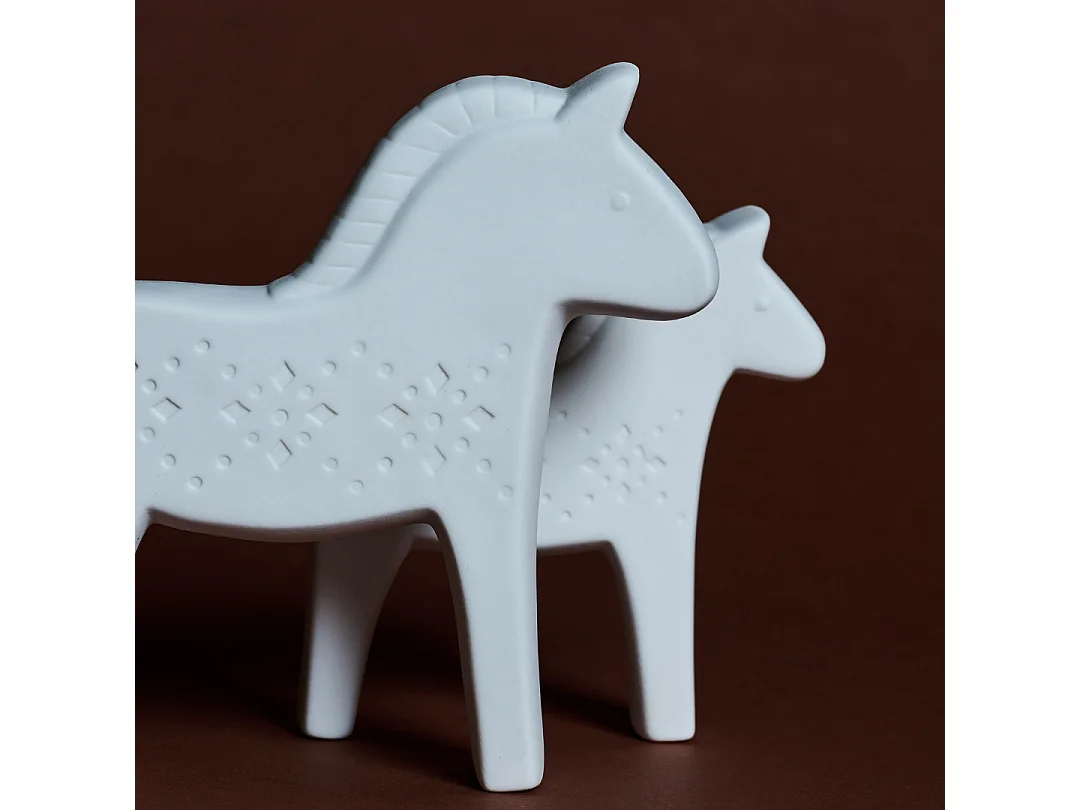 Statue Cheval - Blanc