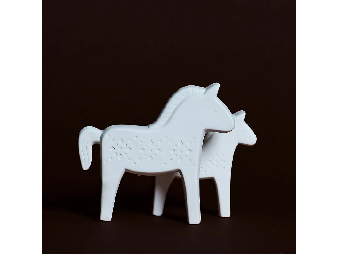 Statue Cheval - Blanc