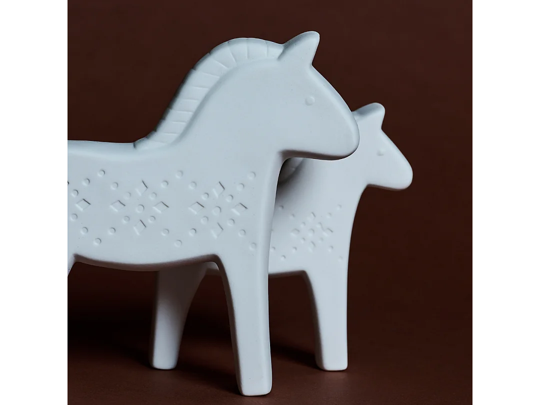 Statue Cheval - Blanc