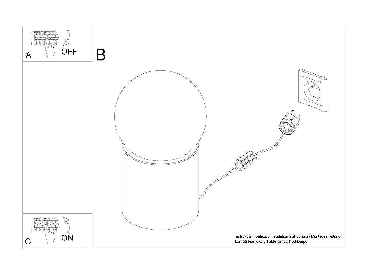 Lampade Da Scrivania Boomo Moderno Di Legna - 1 Sorgenti Luminose - L.12 X A.21 Cm - Legno Naturale
