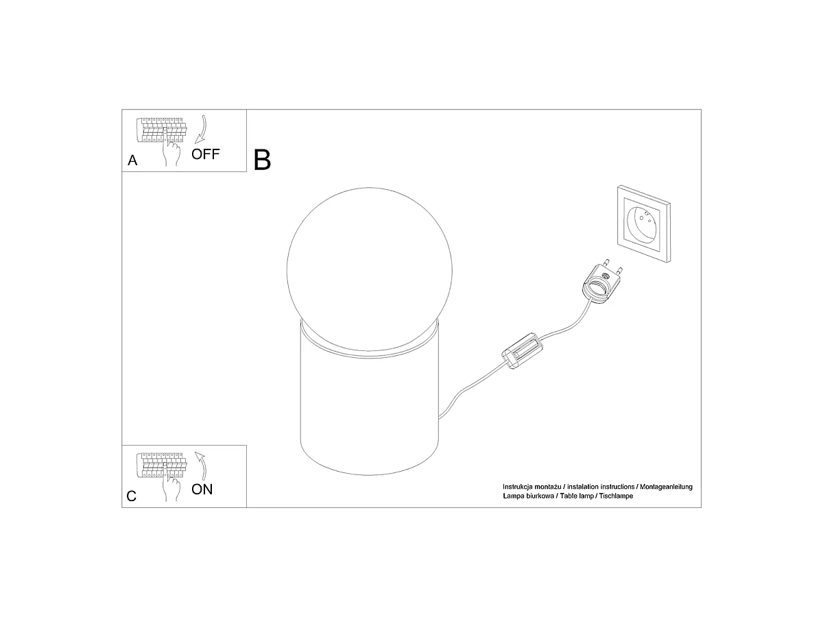 Candeeiro de mesa BOOMO moderno, madeira - 1 lichtbronnen - L.12 x H.21 cm - madeira natural
