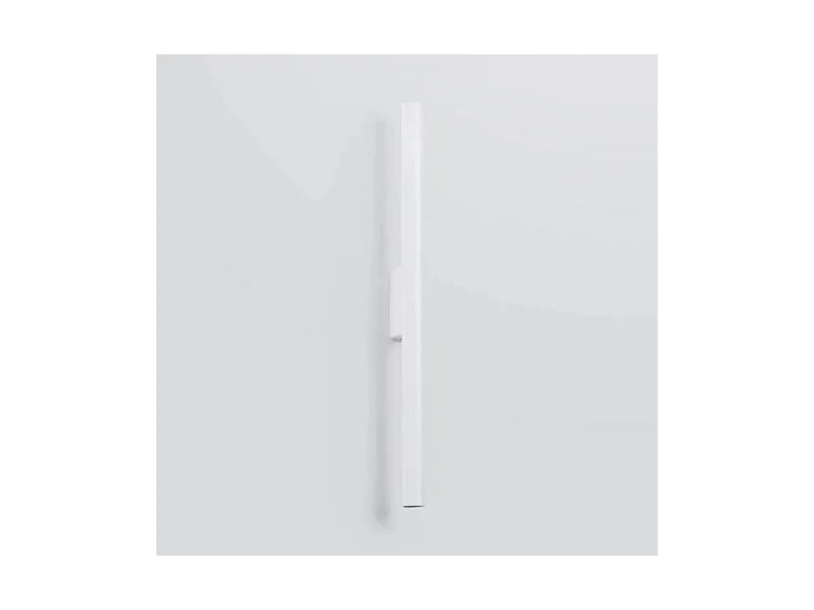 Appliques Pastelo Moderne En Acier - 2 Sources Lumineuses - L.2,5 X H.50 Cm - Blanc