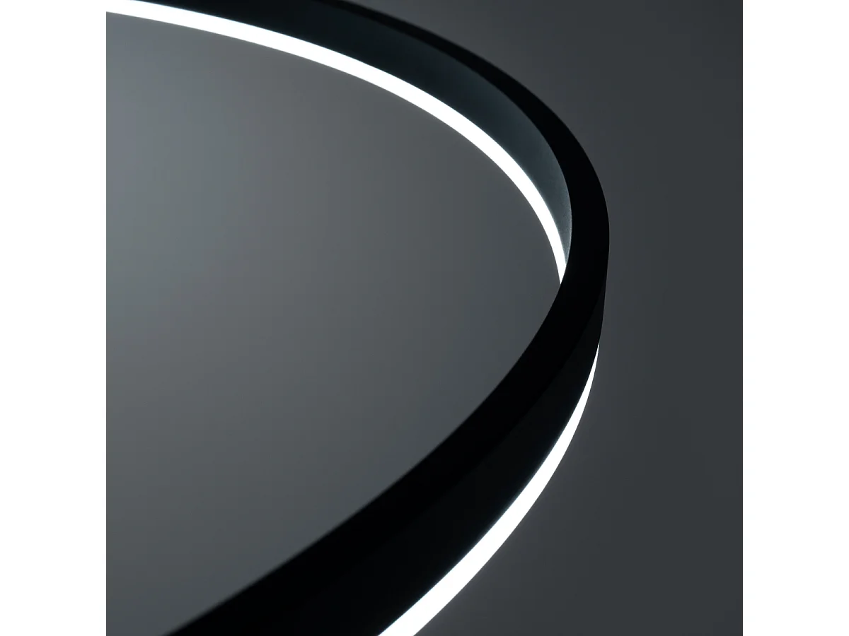 Żyrandol ODA 80 czarny LED 4000K