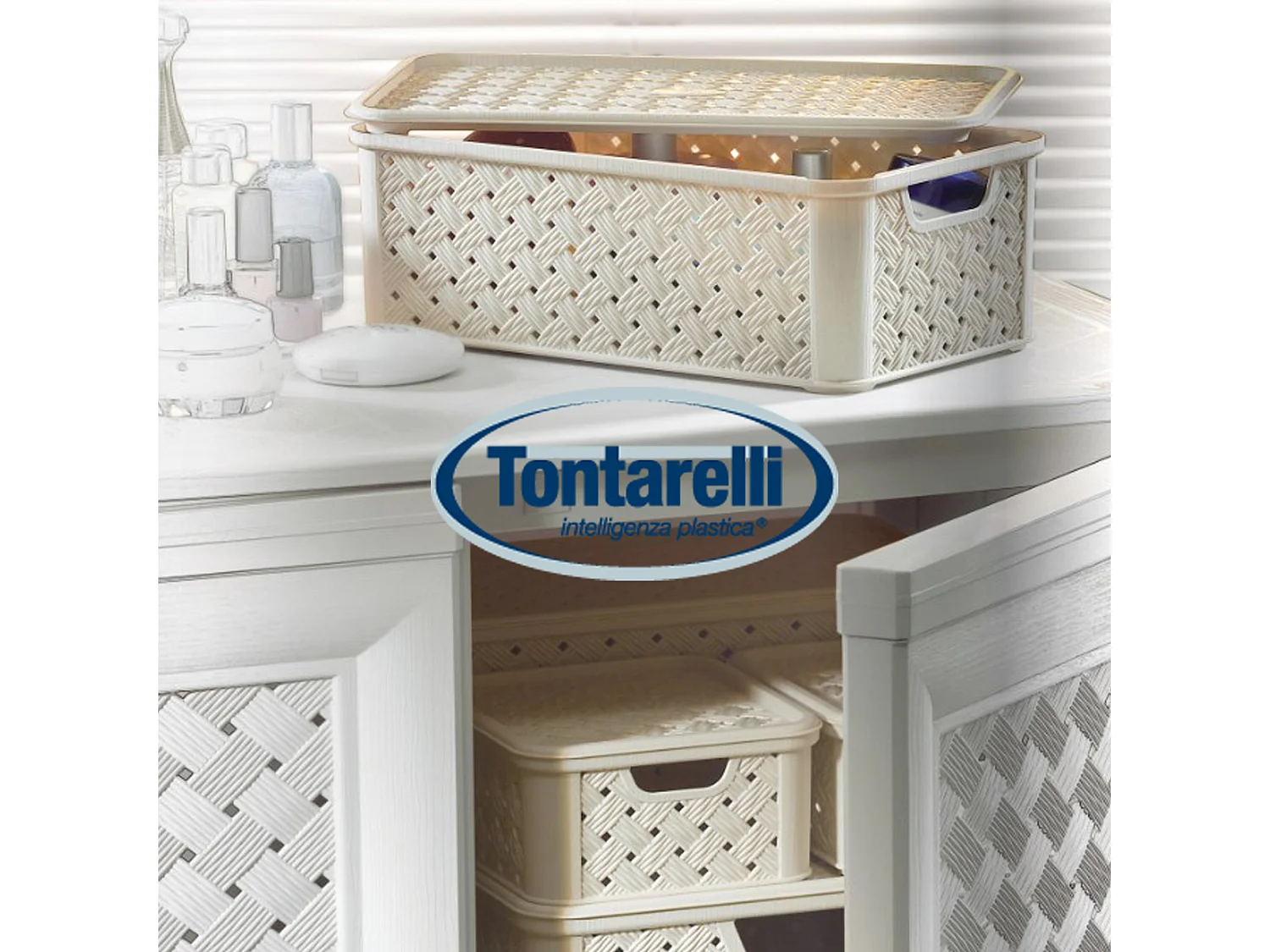 Panier à linge Arianna 30 litres Modèle Angora