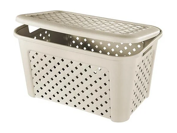 Tontarelli Arianna panier à linge 45 L Rectangulaire Polypropylène (PP) Beige