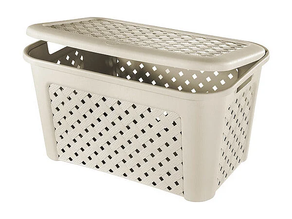 Tontarelli Arianna panier à linge 45 L Rectangulaire Polypropylène (PP) Beige