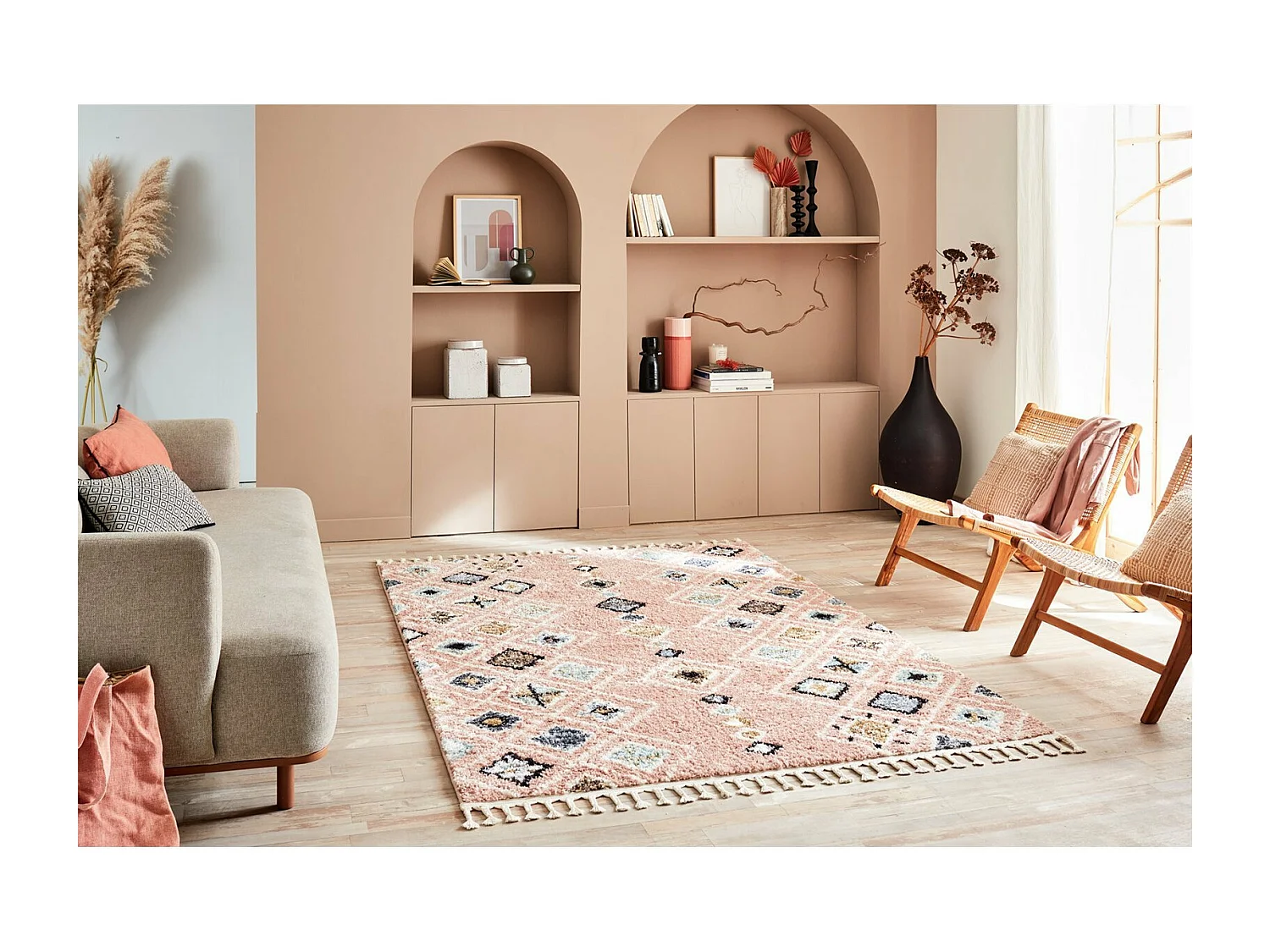 Tapis tissé Intérieur Delya Berbère - 120 x 170 cm