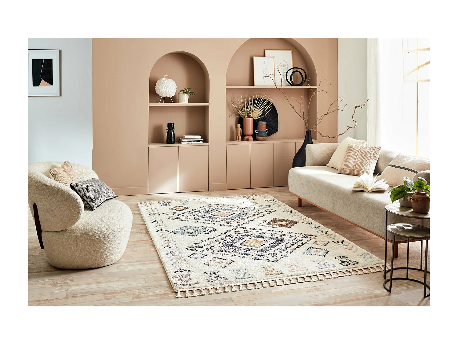 Tapis tissé Intérieur Delya Berbère - 80 x 150 cm