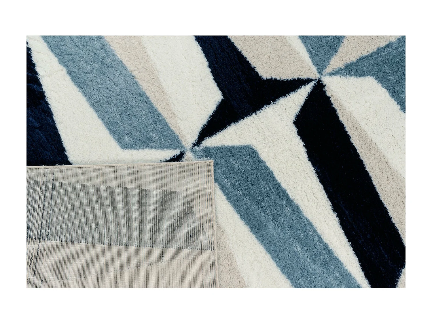 Tapis tissé Intérieur Karena Géométrique - 160 x 230 cm