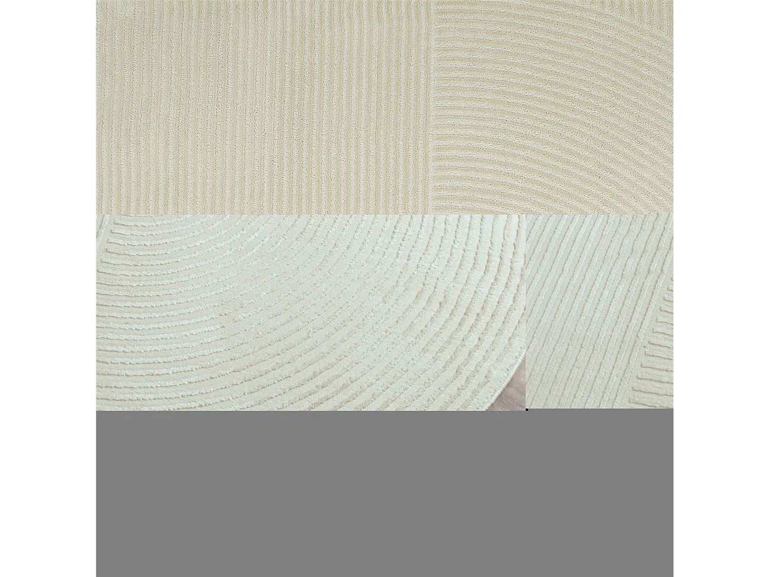 Tapis tissé Intérieur Bianca Graphique - 120 x 160 cm