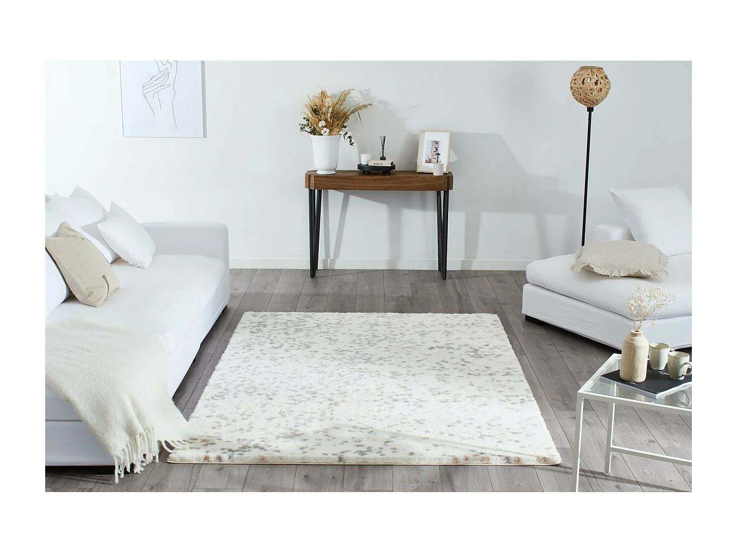 Tapis tissé Intérieur Alena Confettis - 160 x 230 cm