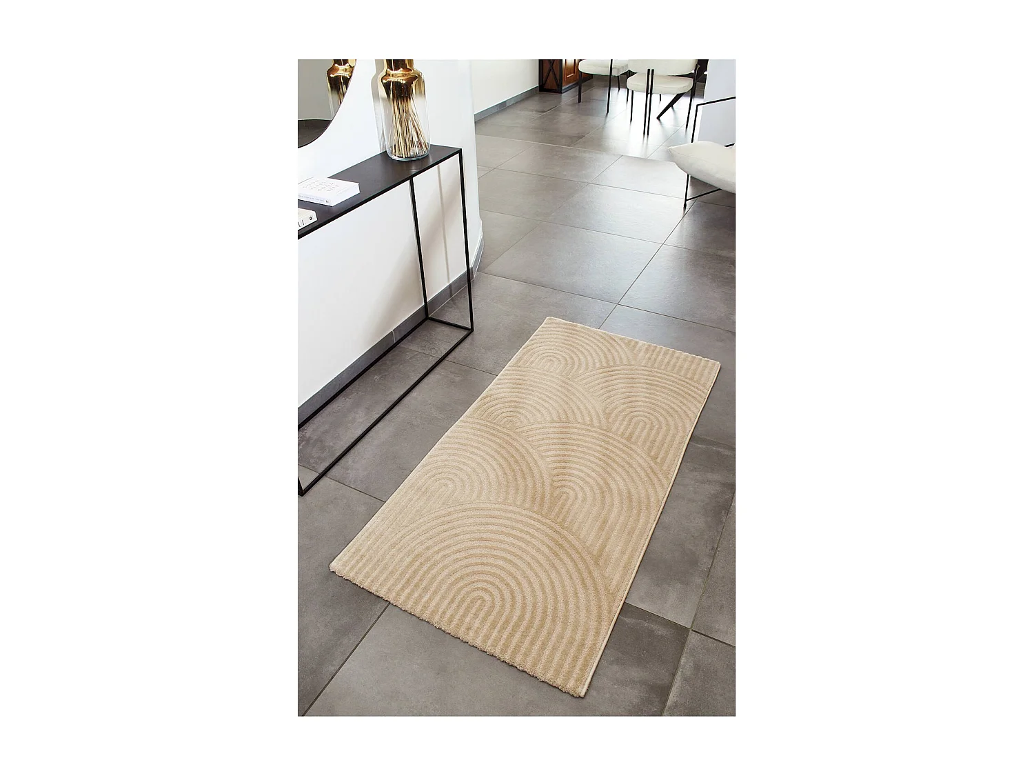 Tapis tissé Intérieur Bianca Graphique - 80 x 150 cm